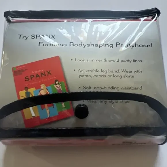 Spanx For Chicos Size 1 Reversible Bodyshaping Tights Black Brown NEW NIP - Picture 5 of 6